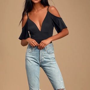 Lulu’s Off-the-Shoulder Bodysuit